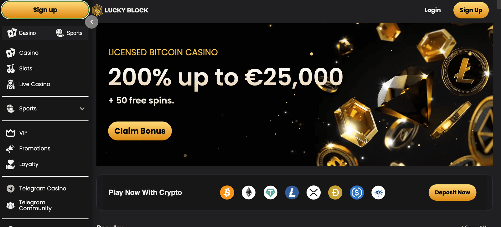 Lucky Block Casino Review